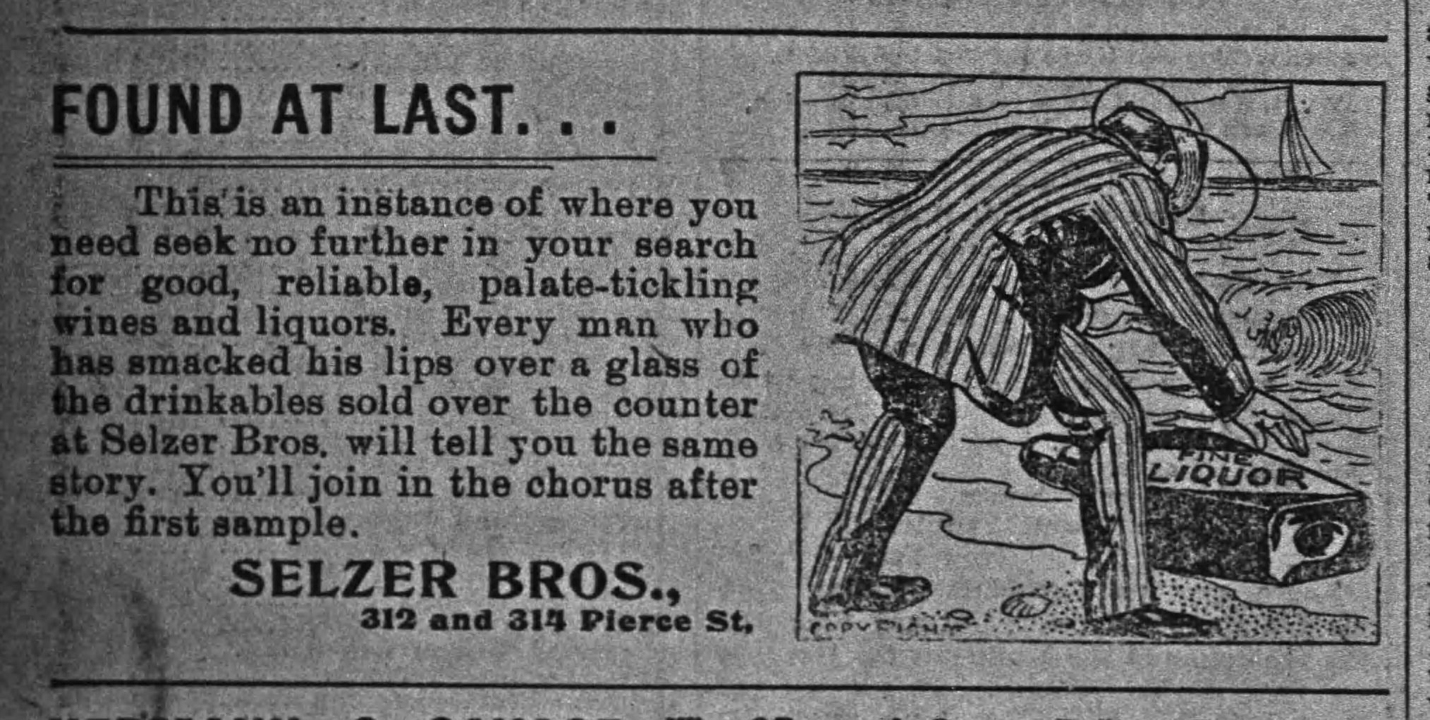 Sioux City Journal ads, Oct. 3 1900
